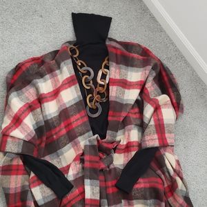 Cozy Winter Plaid Wrap